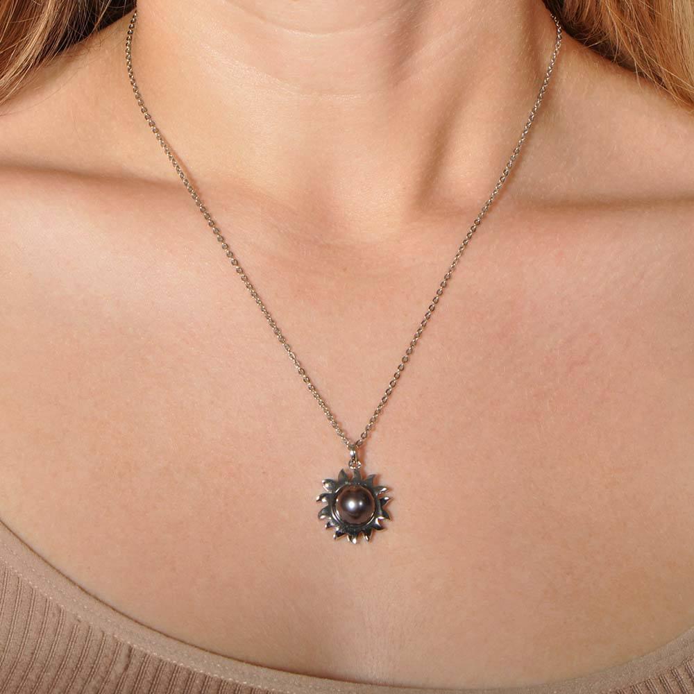 Pearl Sunflower Pendant Pendant Island by Koa Nani