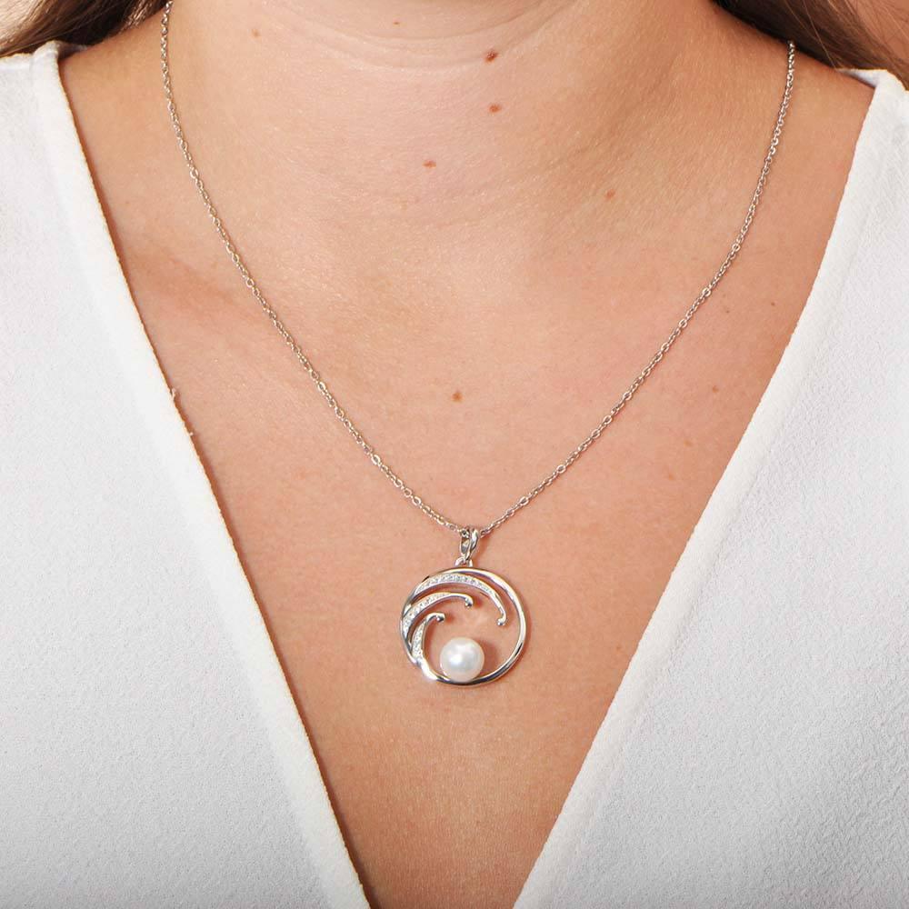 Pearl Wave of Love Pendant Pendant Island by Koa Nani