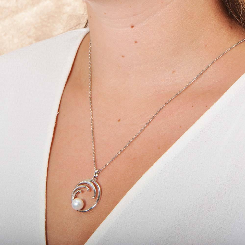 Pearl Wave of Love Pendant Pendant Island by Koa Nani