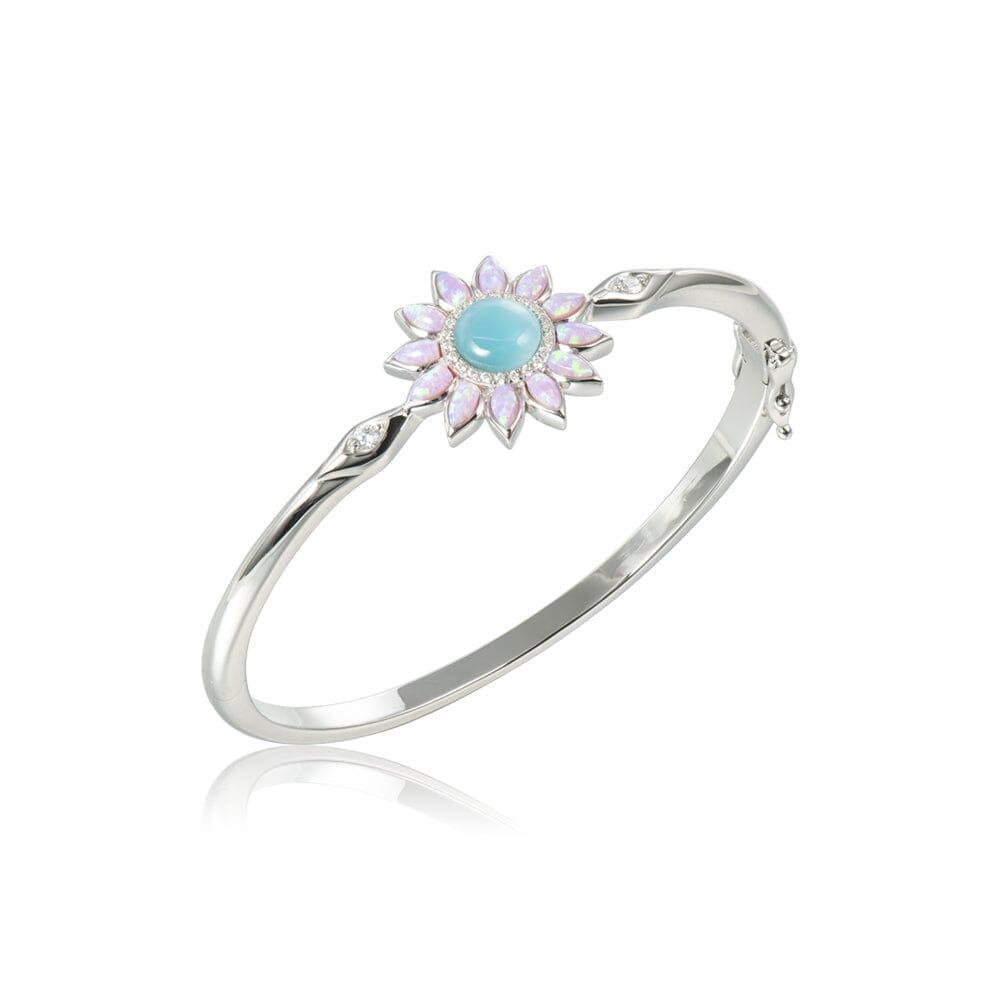 Pink Opalite Sunflower Bangle Bangle Island by Koa Nani