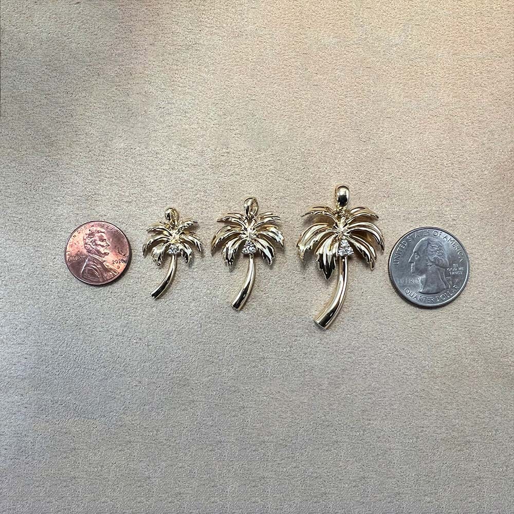 Queen Palm Tree Pendant Pendant Island by Koa Nani