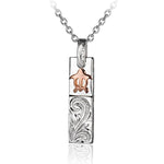 Two-Tone Honu Bar Pendant Pendant Island by Koa Nani