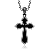 Onyx Cross Pendant