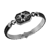 Black Diamond Compass Bracelet w/ Onyx