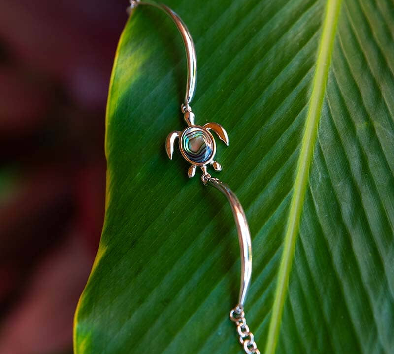 Abalone Honu Curve Bracelet Bracelet Island by Koa Nani 