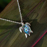 Abalone Na Pali Honu Pendant Pendant Island by Koa Nani 