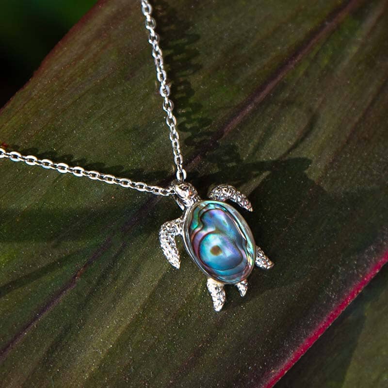 Abalone Na Pali Honu Pendant Pendant Island by Koa Nani 