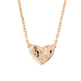 Aimi Heart Necklace Necklace Island by Koa Nani Rose Gold Vermeil 