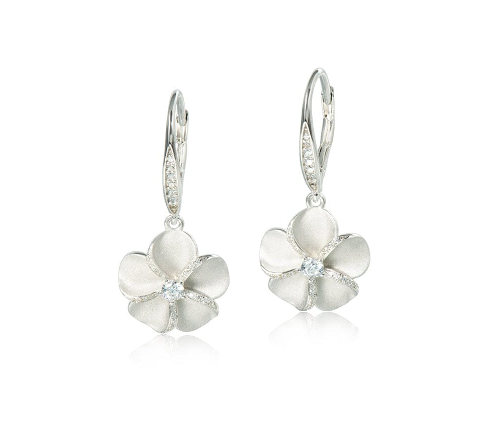 Aloha Plumeria Earrings Earrings Island by Koa Nani 