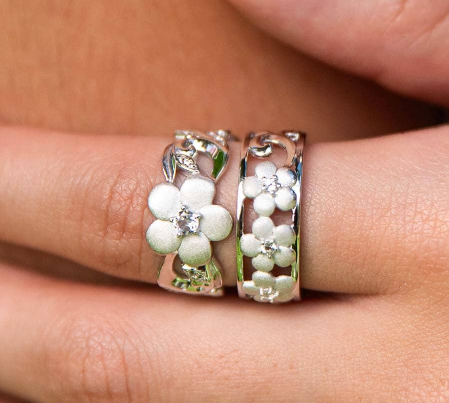Aloha Plumeria Garden Ring Ring Island by Koa Nani 