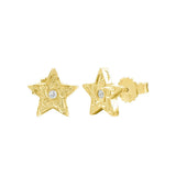 Anela Hoku Stud Earrings Earrings Island by Koa Nani Gold Vermeil 
