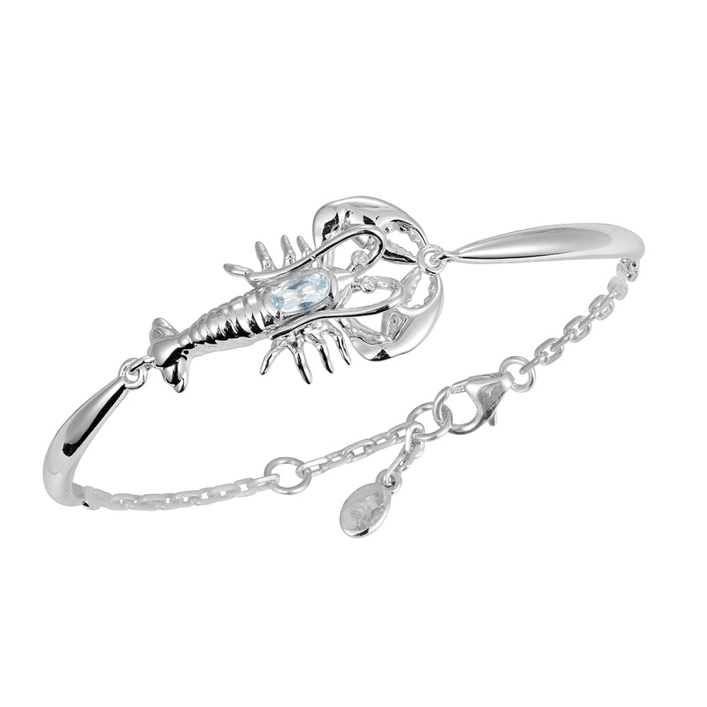 Aquamarine Lobster Bracelet Bracelet Island by Koa Nani 