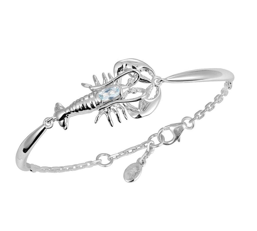 Aquamarine Lobster Bracelet Bracelet Island by Koa Nani 