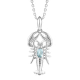 Aquamarine Lobster Pendant Pendant Island by Koa Nani 