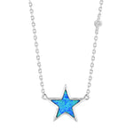 Astraea Opal Star Necklace Necklace Island by Koa Nani Sterling Silver 