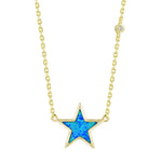 Astraea Opal Star Necklace Necklace Island by Koa Nani Gold Vermeil 