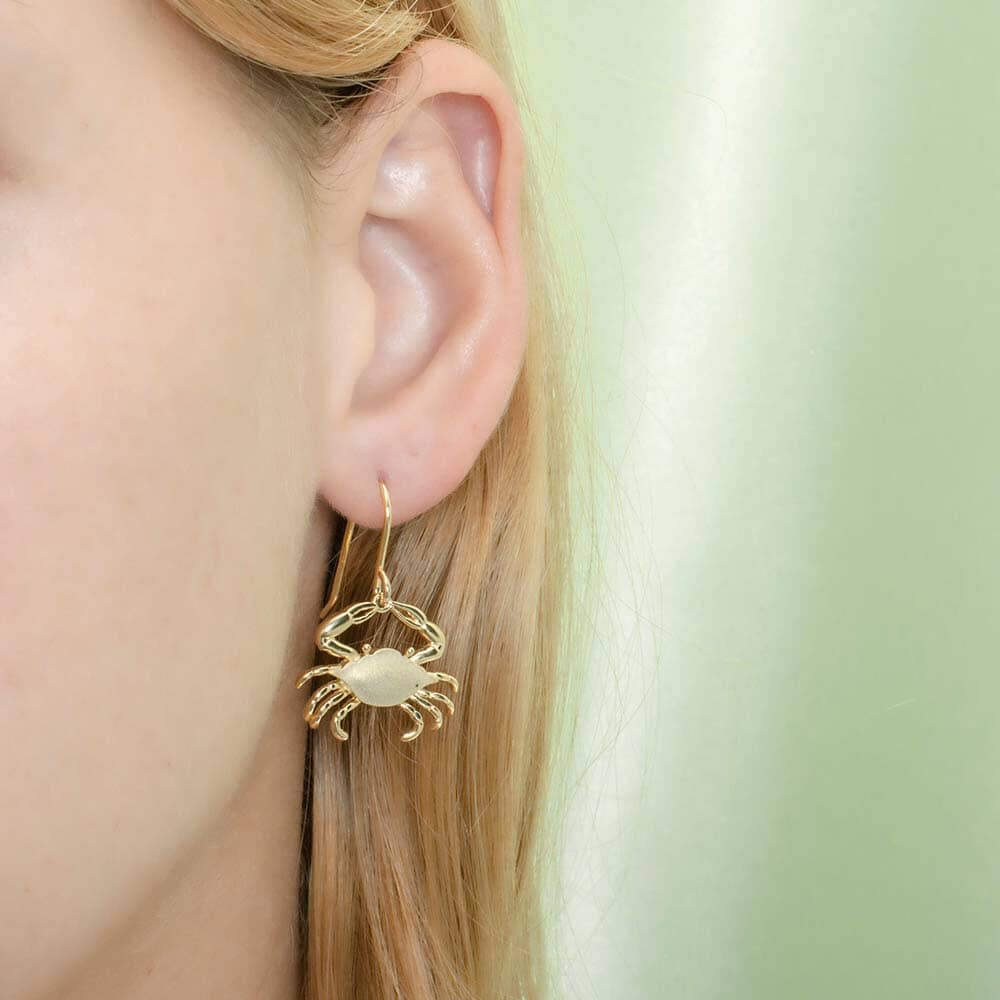 Atlantic Blue Crab Earrings Earrings Island by Koa Nani 