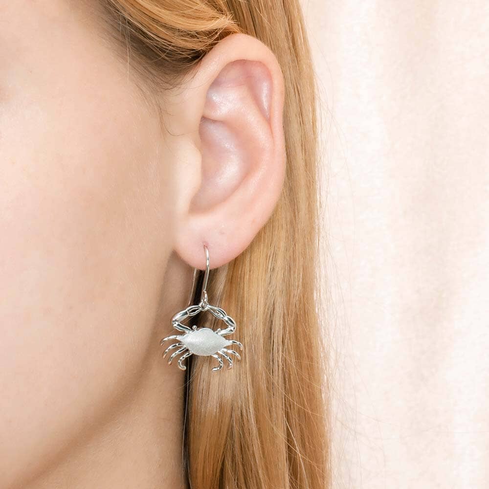 Atlantic Blue Crab Earrings Earrings Island by Koa Nani 