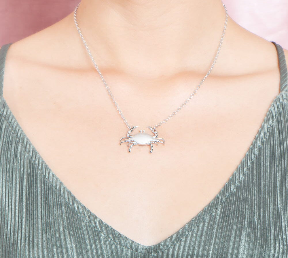 Atlantic Blue Crab Necklace Necklace Island by Koa Nani 