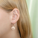 Atlantic Sand Dollar Hook Earrings Earrings Island by Koa Nani 