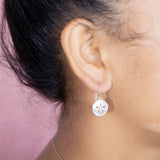 Atlantic Sand Dollar Hook Earrings Earrings Island by Koa Nani 