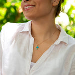Aviana Opal Topaz Cross Pendant Pendant Island by Koa Nani 