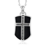 Black Diamond Cross Emblem Pendant Pendant Island by Koa Nani 