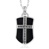 Black Diamond Cross Emblem Pendant Pendant Island by Koa Nani 