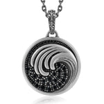 Black Diamond Nocturne Wave Pendant Pendant Island by Koa Nani 