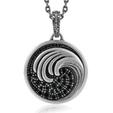 Black Diamond Nocturne Wave Pendant Pendant Island by Koa Nani 