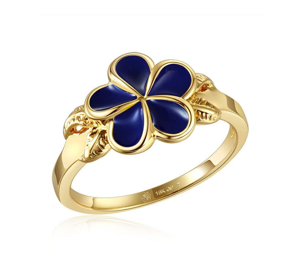 Blue Ginger Grand Plumeria Ring Ring Island by Koa Nani 5 