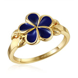 Blue Ginger Grand Plumeria Ring Ring Island by Koa Nani 8 