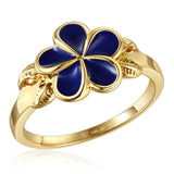 Blue Ginger Grand Plumeria Ring Ring Island by Koa Nani 10 