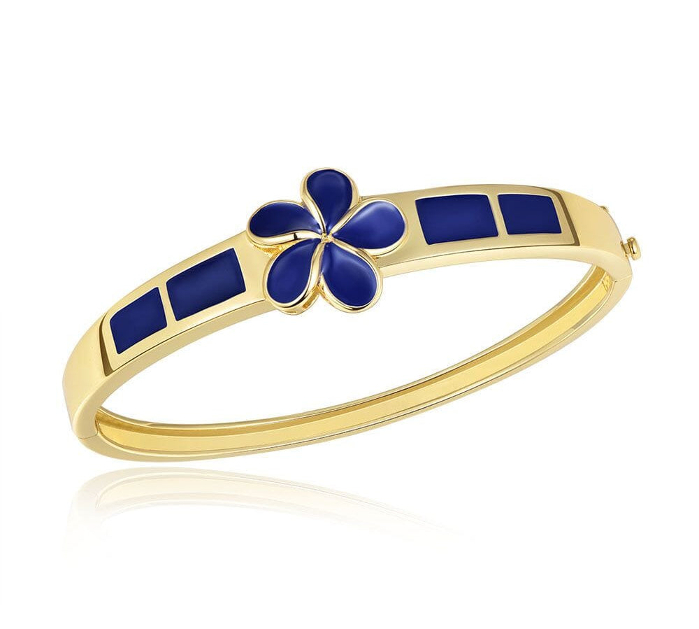Blue Ginger Pua Melia Bangle Bangle Island by Koa Nani 