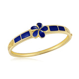 Blue Ginger Pua Melia Engraved Bangle Bangle Island by Koa Nani 