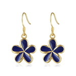 Blue Ginger Pua Melia Hook Earrings Earrings Island by Koa Nani 18mm 
