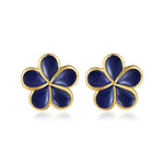 Blue Ginger Pua Melia Stud Earrings Earrings Island by Koa Nani 10mm 
