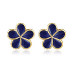 Blue Ginger Pua Melia Stud Earrings Earrings Island by Koa Nani 14mm 