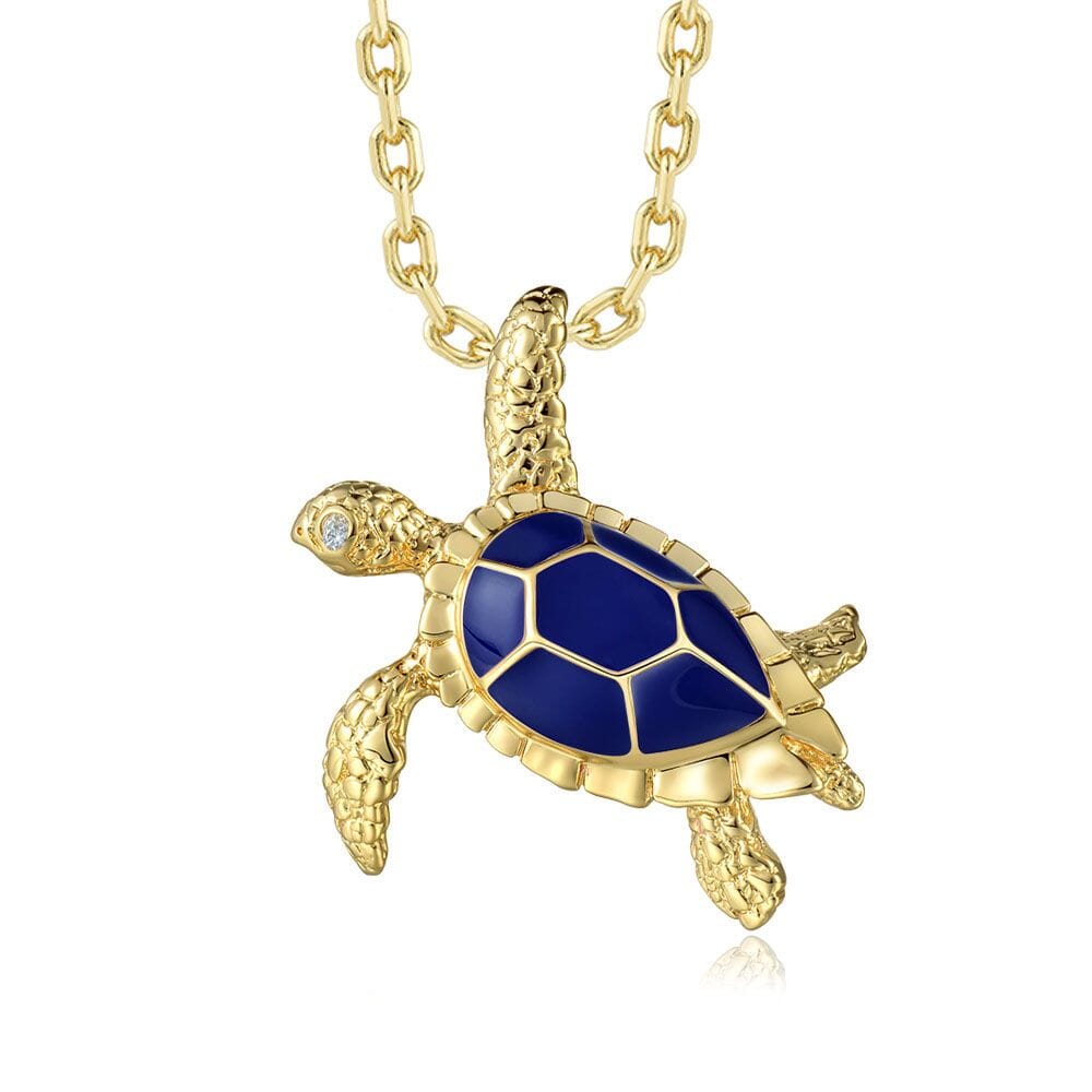 Blue Ginger Waimanalo Honu Necklace Necklace Island by Koa Nani 