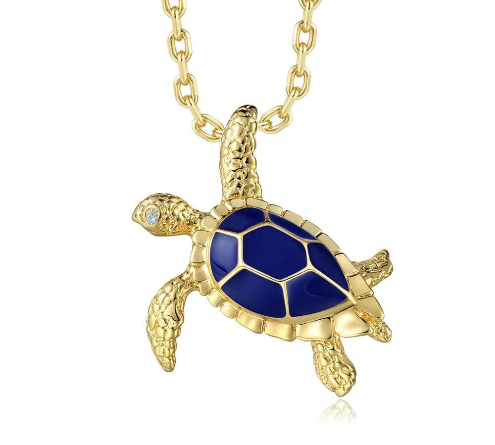 Blue Ginger Waimanalo Honu Necklace Necklace Island by Koa Nani 