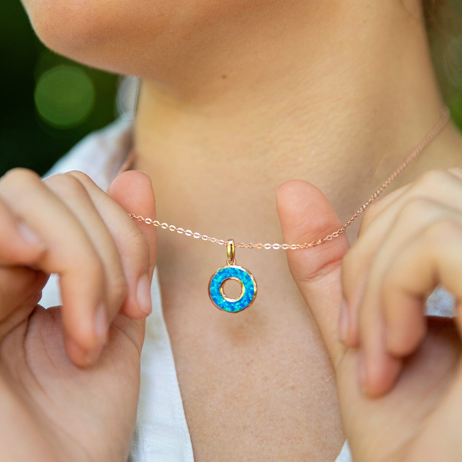 Calista Opal Ring Pendant Pendant Island by Koa Nani 
