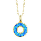 Calista Opal Ring Pendant Pendant Island by Koa Nani Gold Vermeil 