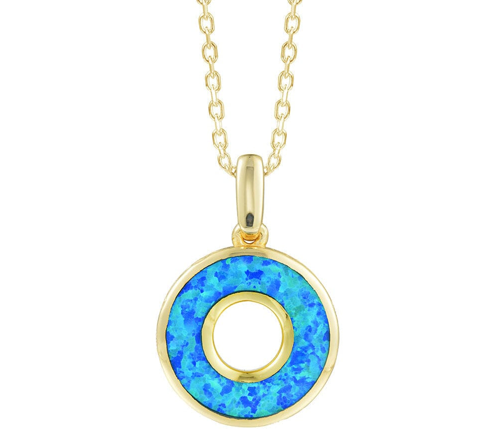 Calista Opal Ring Pendant Pendant Island by Koa Nani Gold Vermeil 