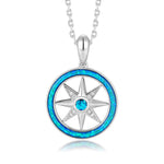 Compass Spinner Pendant with Prismé Opal Pendant Island by Koa Nani 