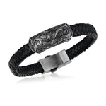 Engraved Leather Bracelet Bracelet Island by Koa Nani 
