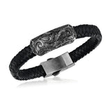 Engraved Leather Bracelet Bracelet Island by Koa Nani 