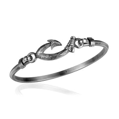 Engraved Nocturne Fishhook Bangle Bangle Island by Koa Nani 