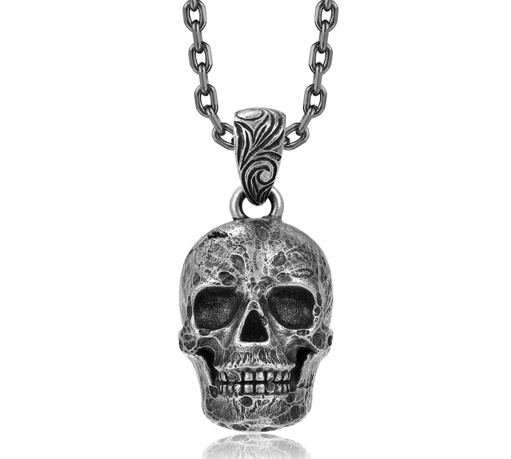 Engraved Nocturne Skull Pendant Pendant Island by Koa Nani 