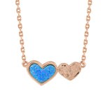 Freya Lovers Opal Necklace Necklace Island by Koa Nani Rose Gold Vermeil 
