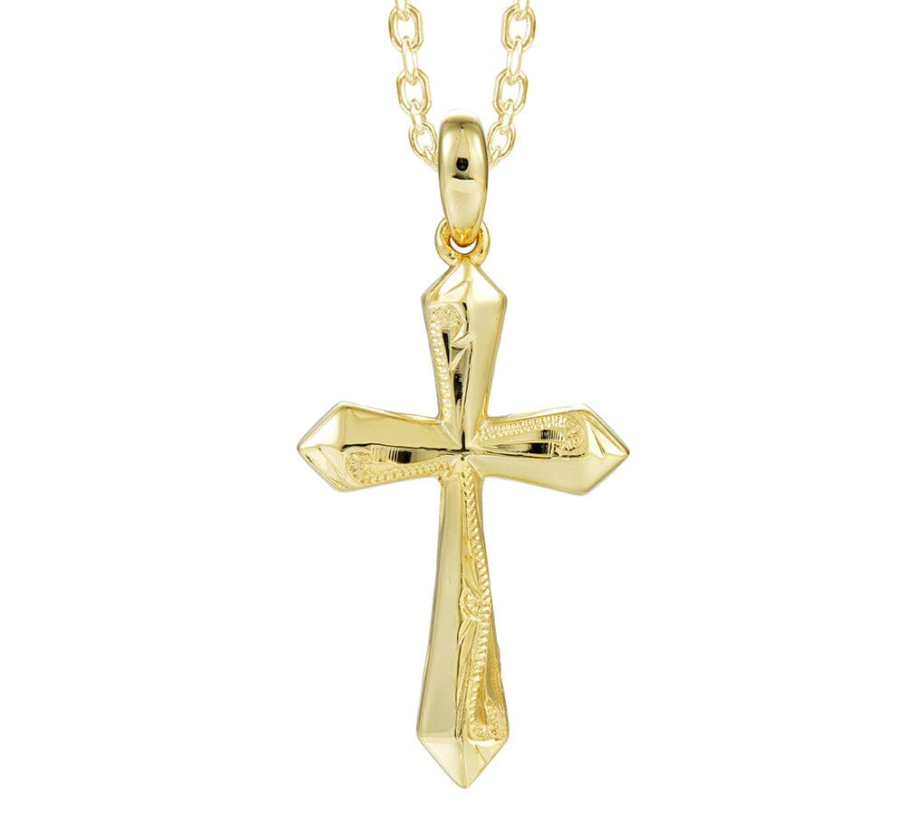 Gianna Cross Pendant Pendant Island by Koa Nani Gold Vermeil 